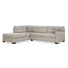 Signature Mahoney Sectional Sofa with Sleeper