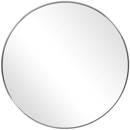 Coulson Nickel Round Mirror