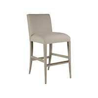 Madox Upholstered Low Back Barstool