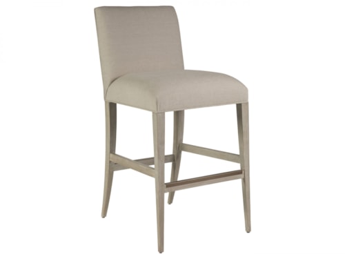 Madox Upholstered Low Back Barstool