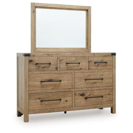 Dresser And Mirror