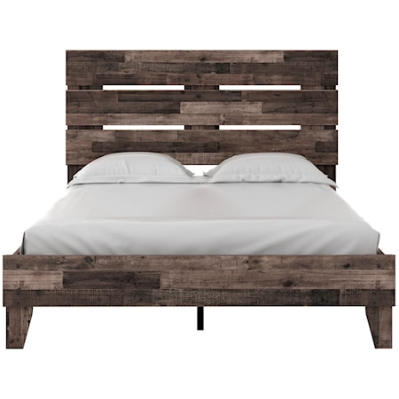 Queen Platform Bed with Headboard