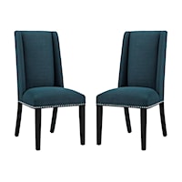 Dining Chair Fabric Set of 2