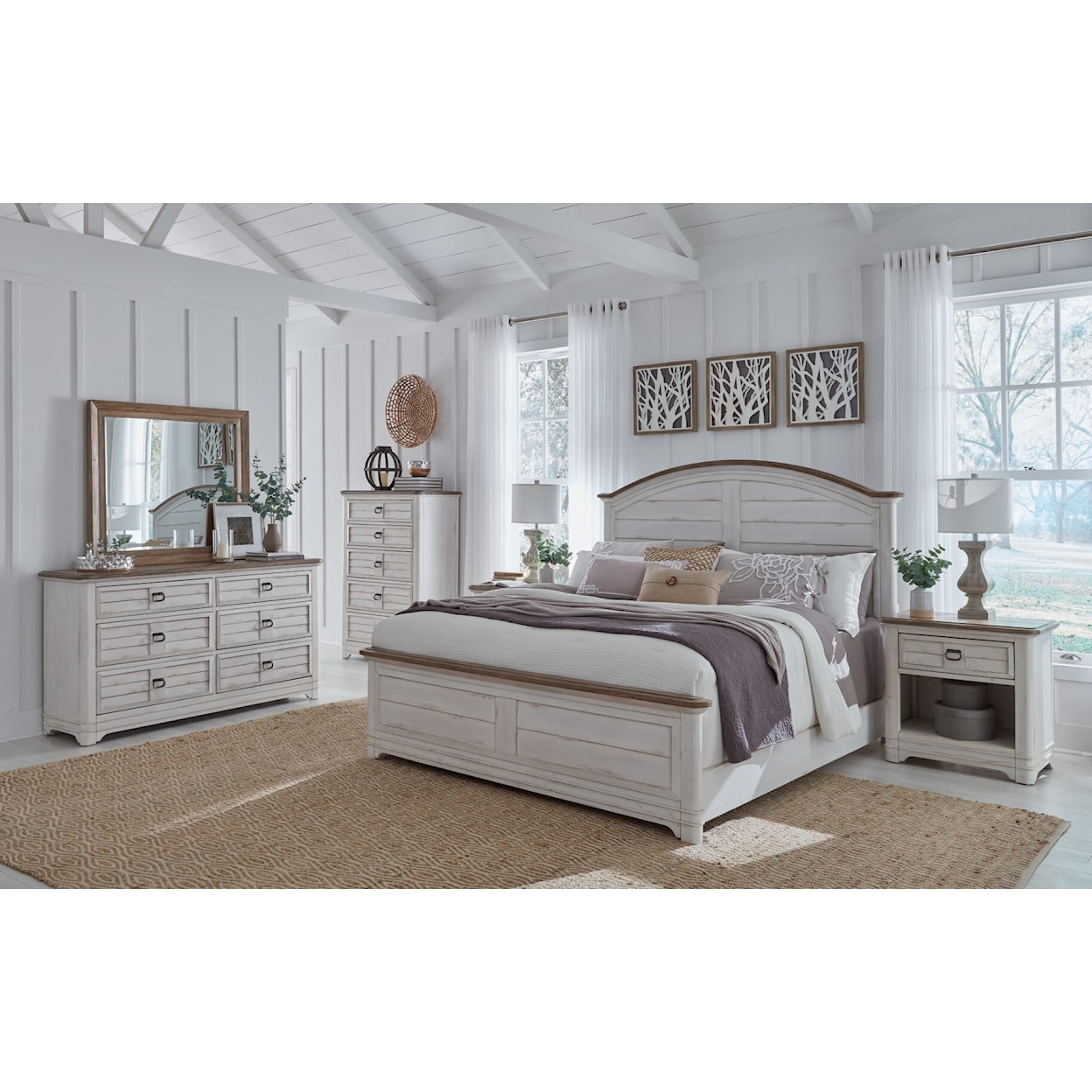 American Woodcrafters Meadowbrook Queen Bedroom Set