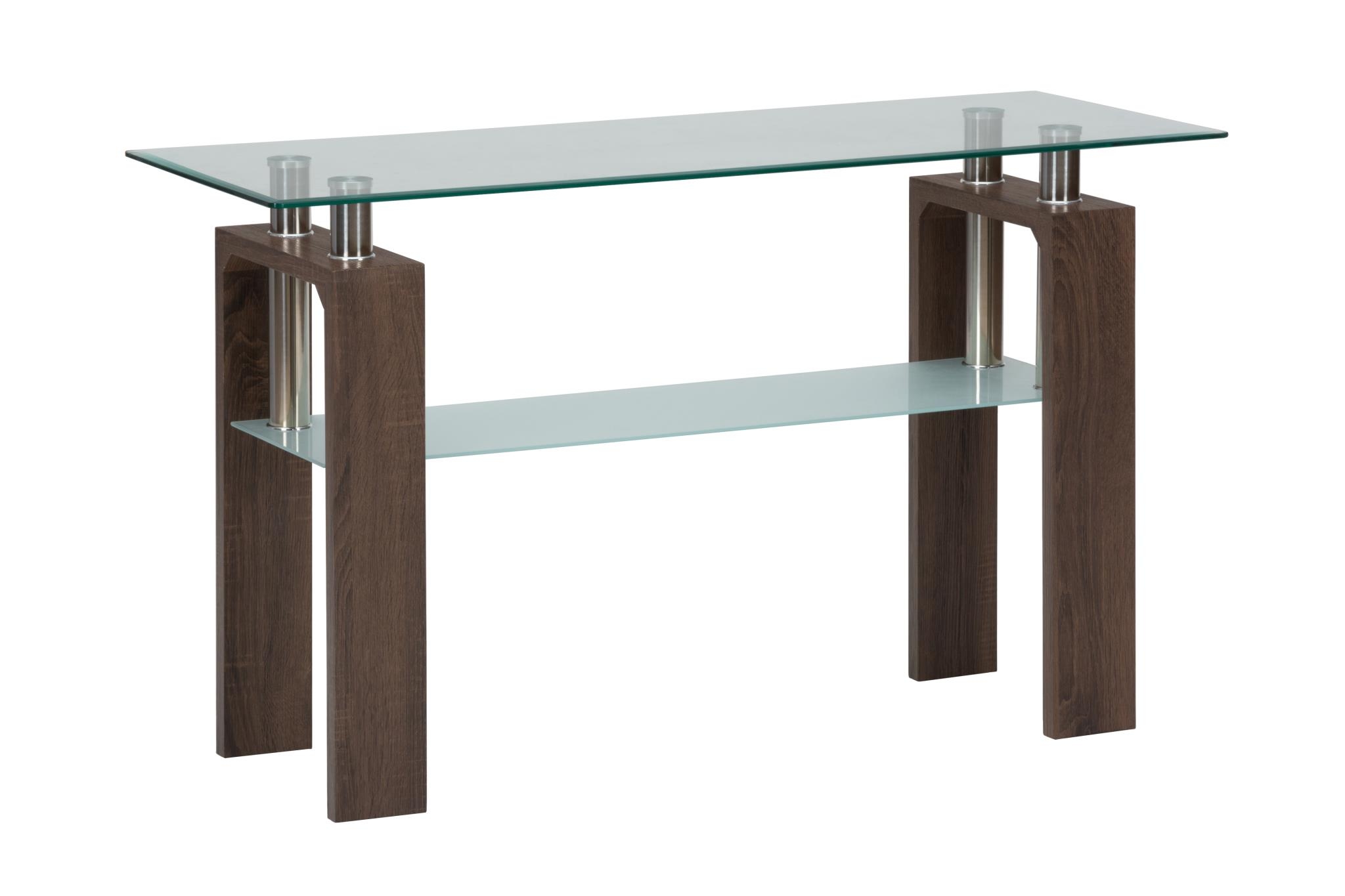 Sofa Table with  Glass Top