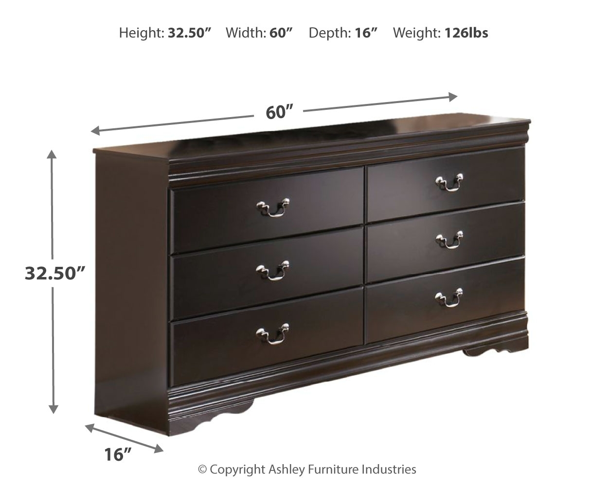 Six Drawer Dresser