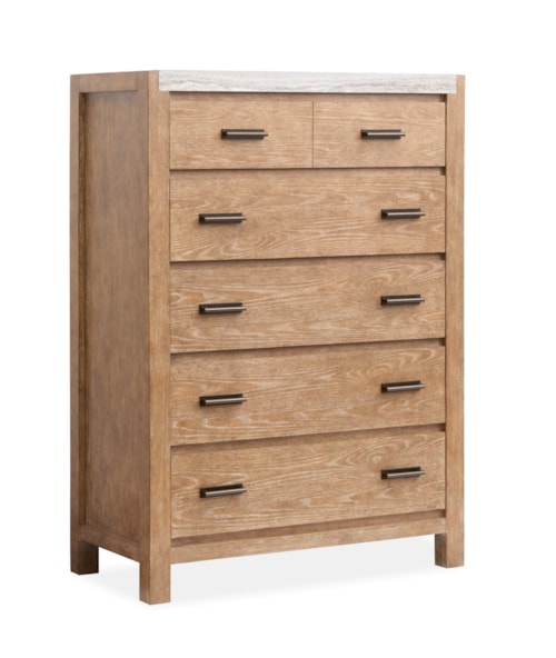 Rustic 5-Drawer Chest of Drawers