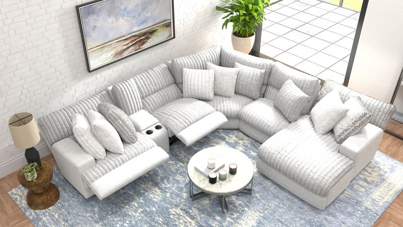 Catnapper Abraxas 6-Piece Power Reclining Sectional Sofa