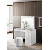 CM Morgan Vanity Desk and Stool Set - White