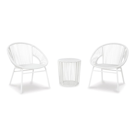 Outdoor Table and Chairs (Set of 3)