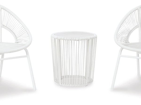 Outdoor Table and Chairs (Set of 3)