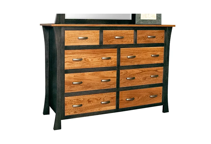 Mapleton 9-Drawer Dresser by Buckeye Furniture at Saugerties Furniture Mart