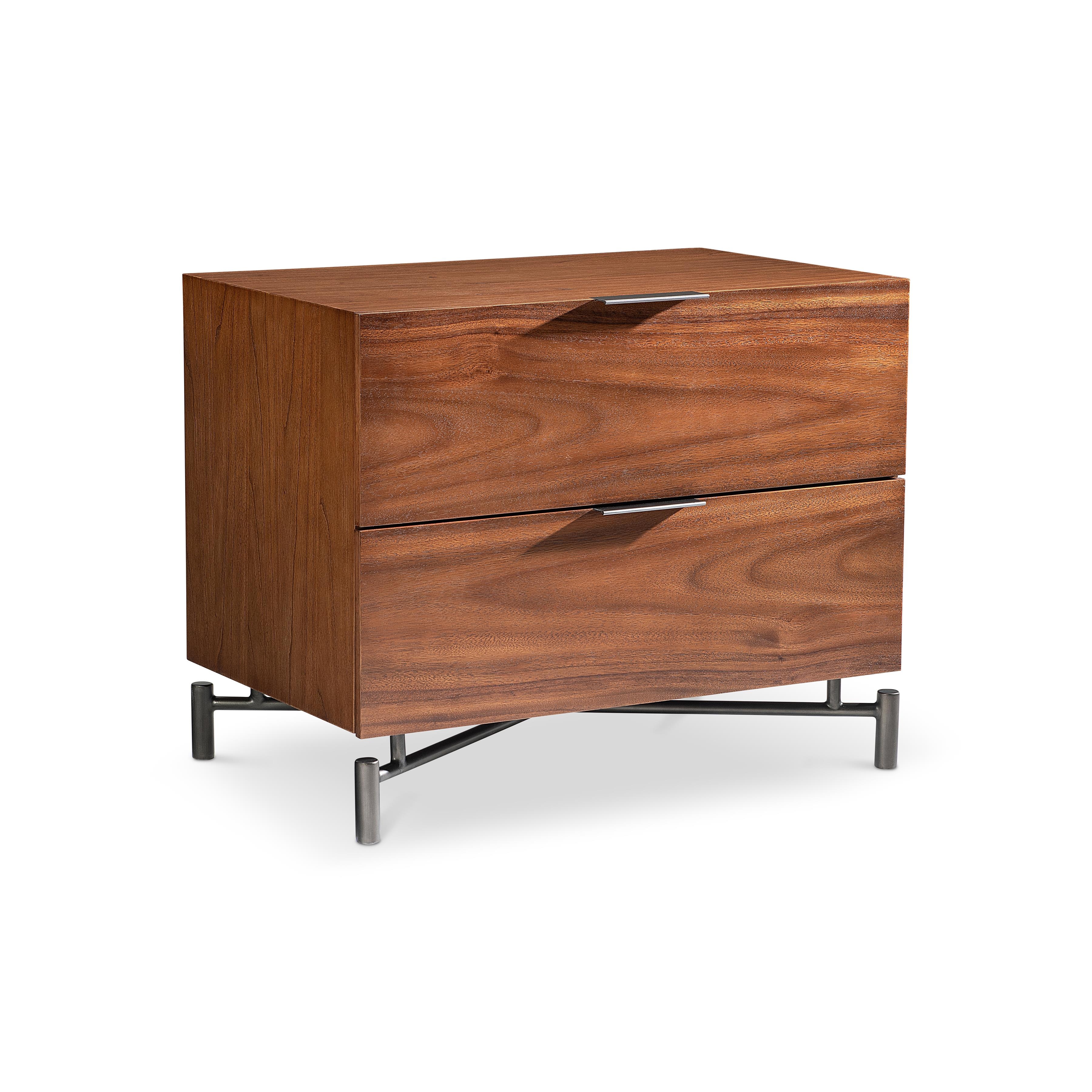 Brasea 2 Drawer Nightstand