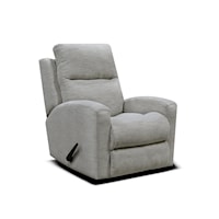 Casual Rocker Recliner with Track Arms