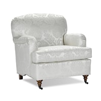 Traditional Accent Chair with English Arms