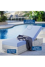 Modway Convene Double Outdoor Patio Chaise