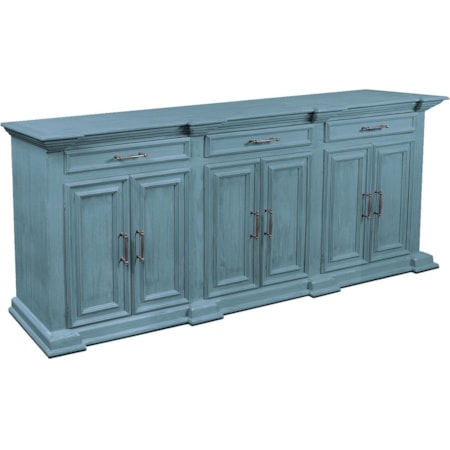 99" 6-Door Storage Cabinet