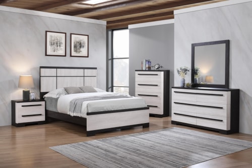 Contemporary 5-Piece Bedroom Set - Queen