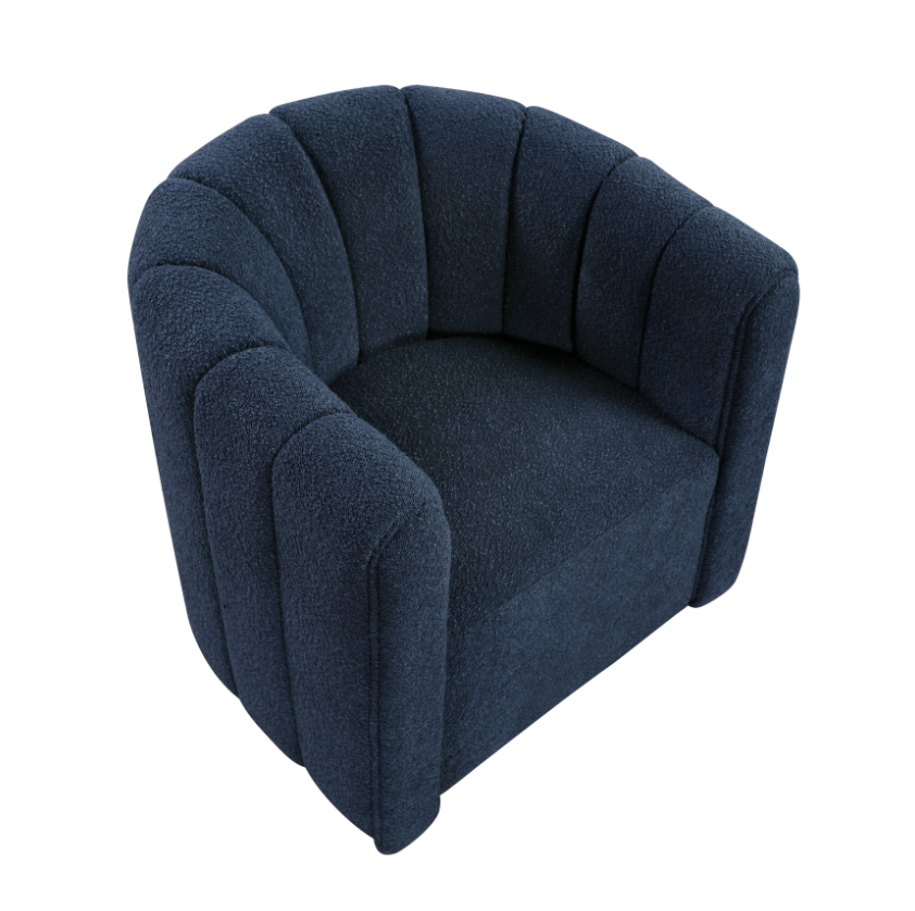 Homelegance Hasley Swivel Chair with Ottoman