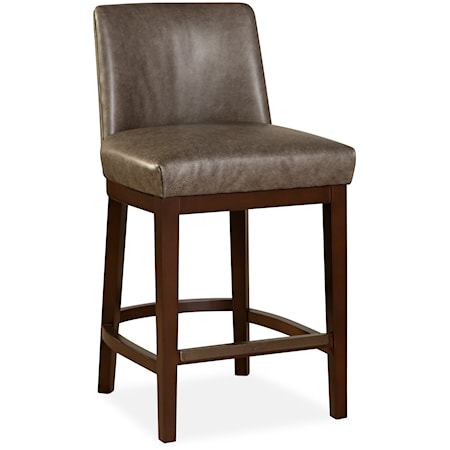 Counter Stool with Rounded Back