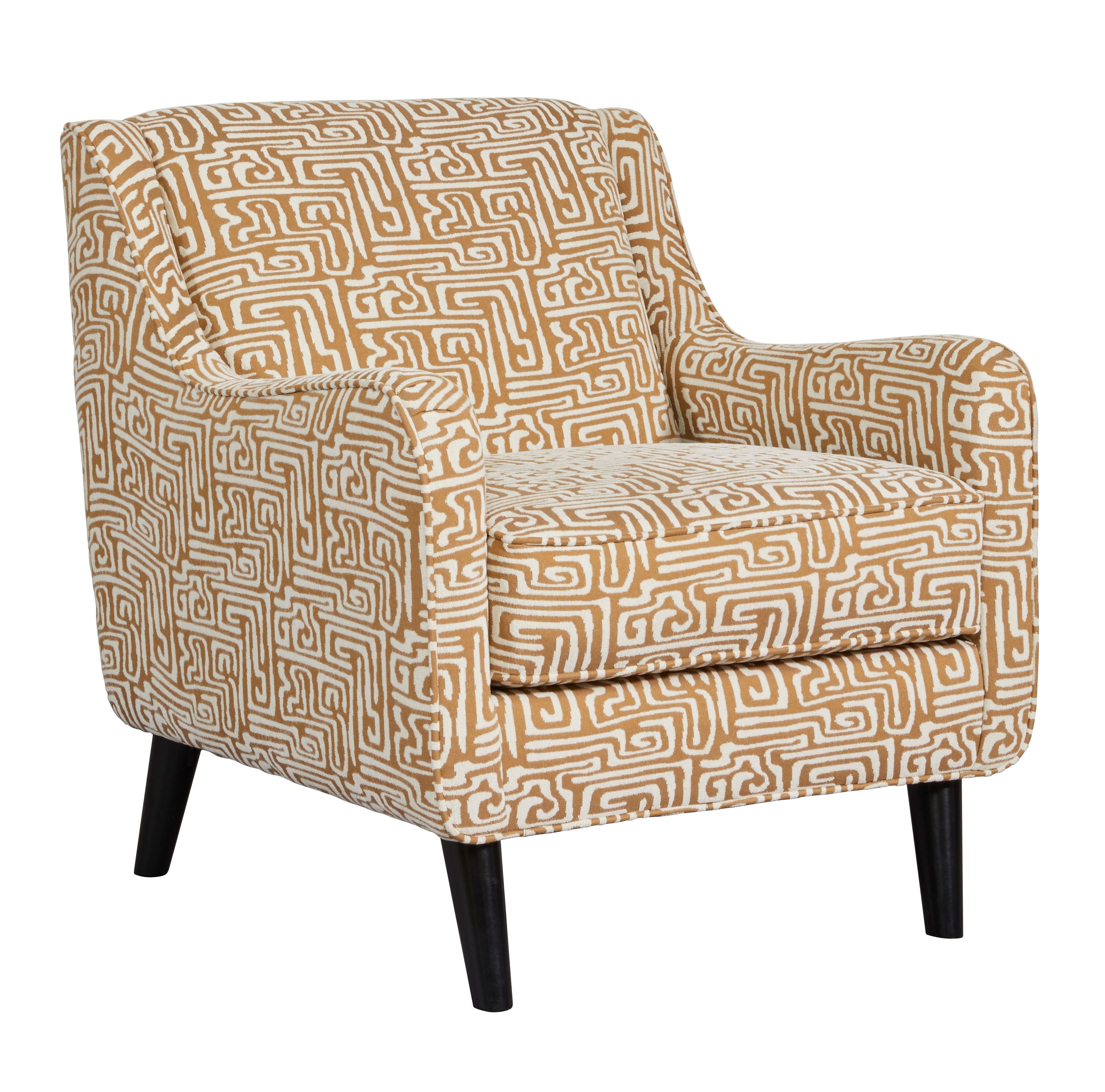 FUSI 7000 DURANGO PEWTER 875302877 Mid Century Modern Accent Chair