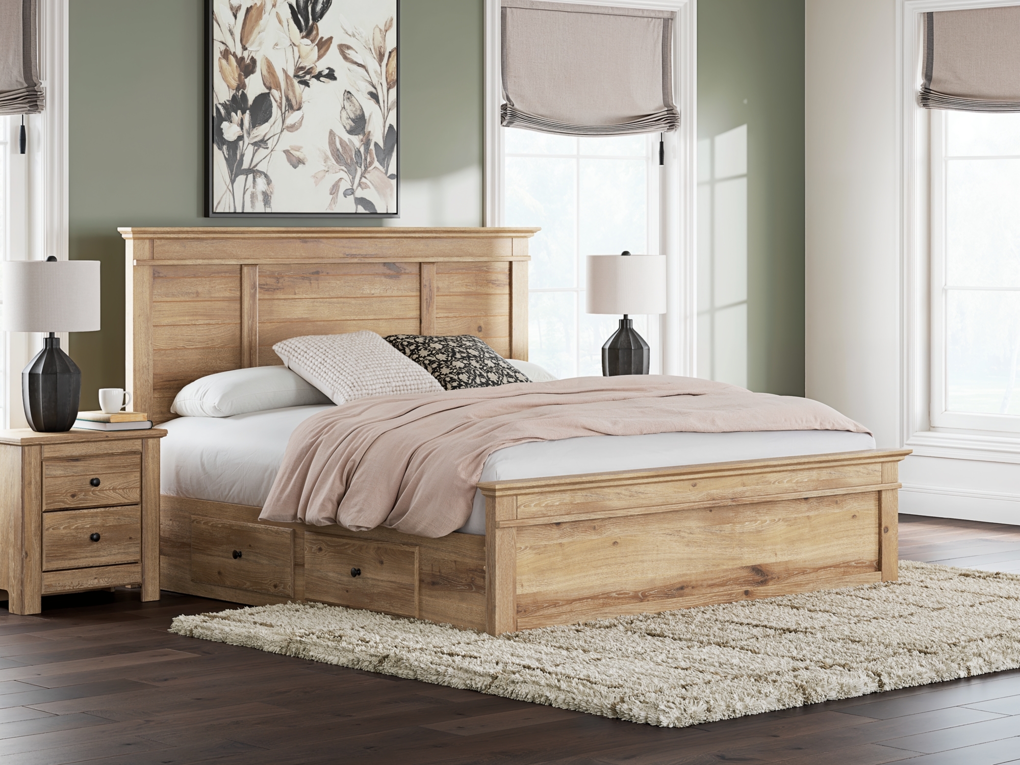 Signature Design by Ashley Makidern King Panel Storage Bed