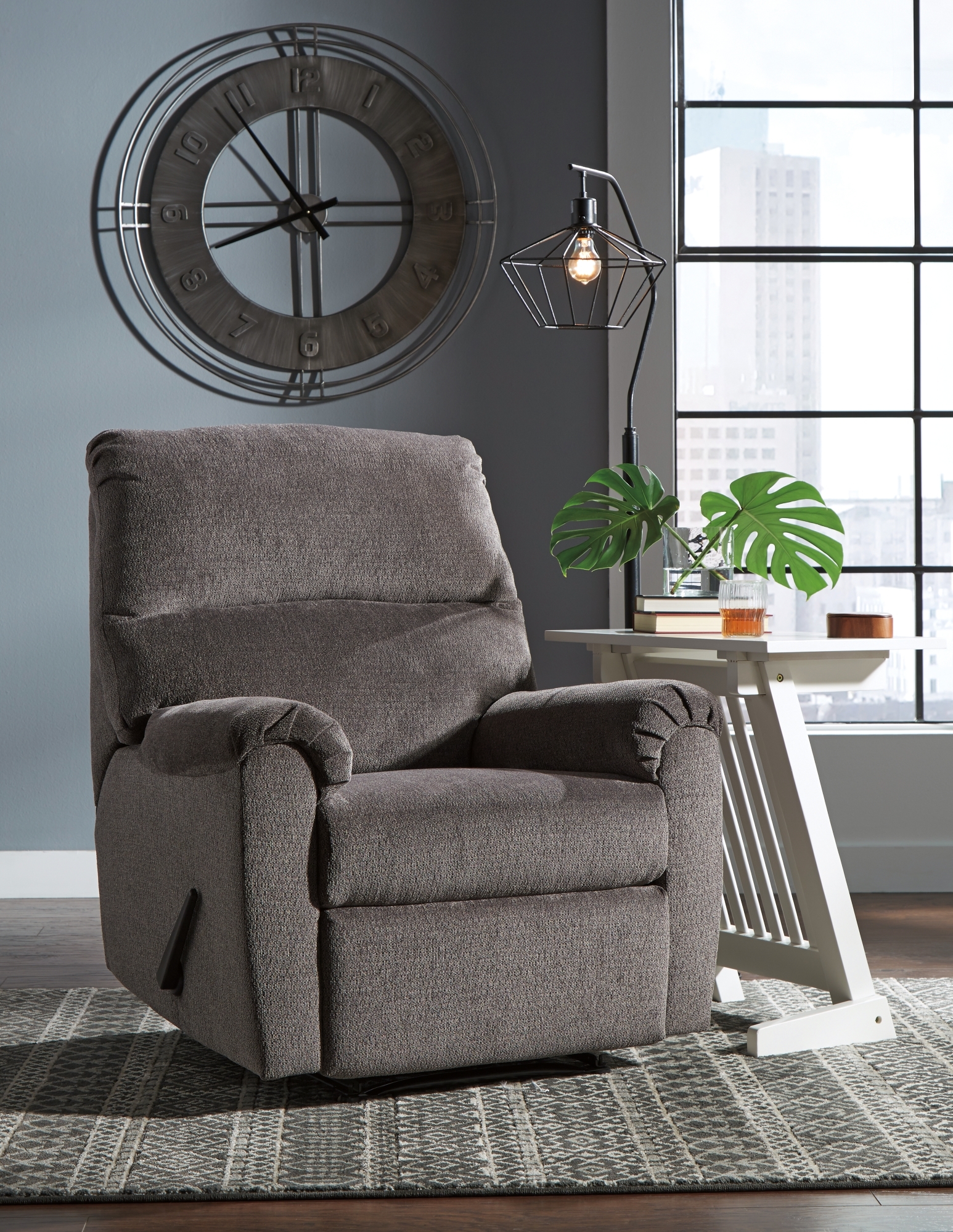 Signature Design by Ashley Nerviano Zero Wall Recliner