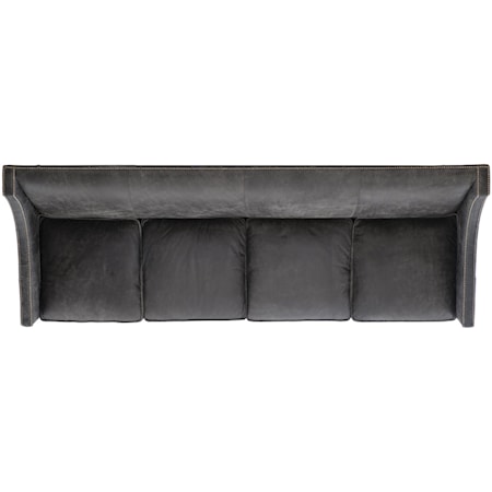 Palisades Leather Sofa Without Pillows