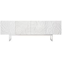 Penrose 4-Door Entertainment Credenza