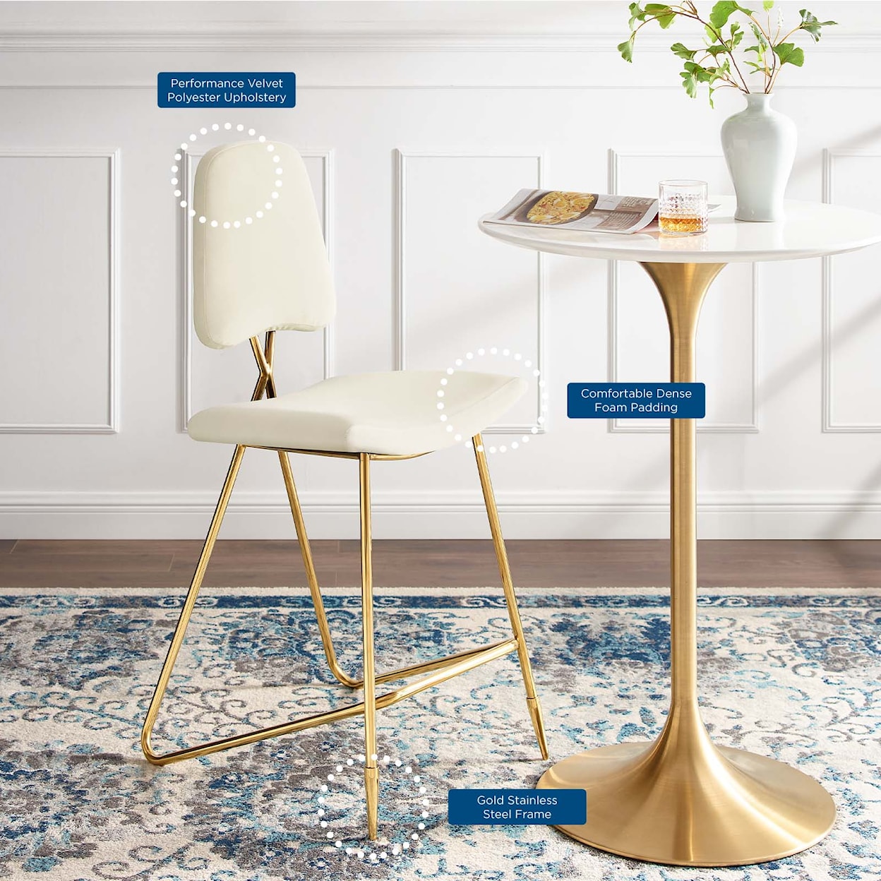 Modway Ponder Bar Stool