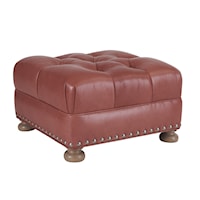 Winslow Tufted Ottoman with Nailheads