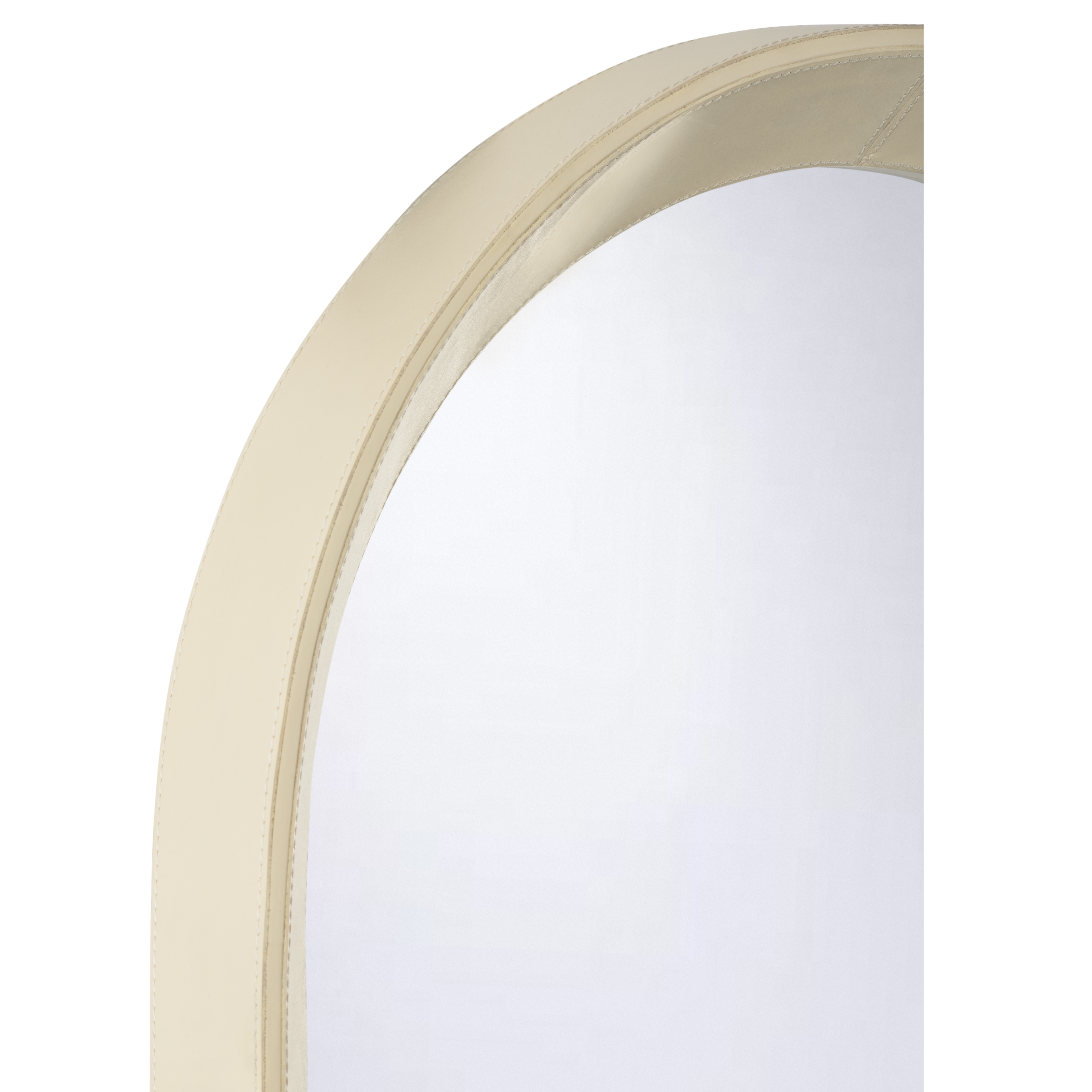 Chelsea House Chelsea House Misc Oval Leather Mirror
