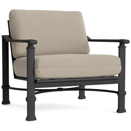 Cushioned Lounge Chair