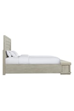 Riverside Furniture Cassandra Contemporary Queen Illuminated Panel Bed