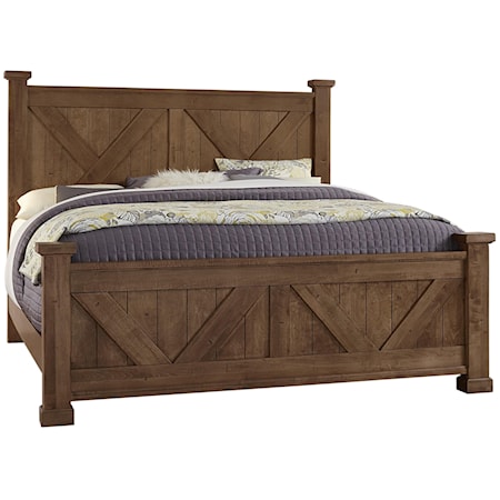 Queen Barndoor Panel Bed