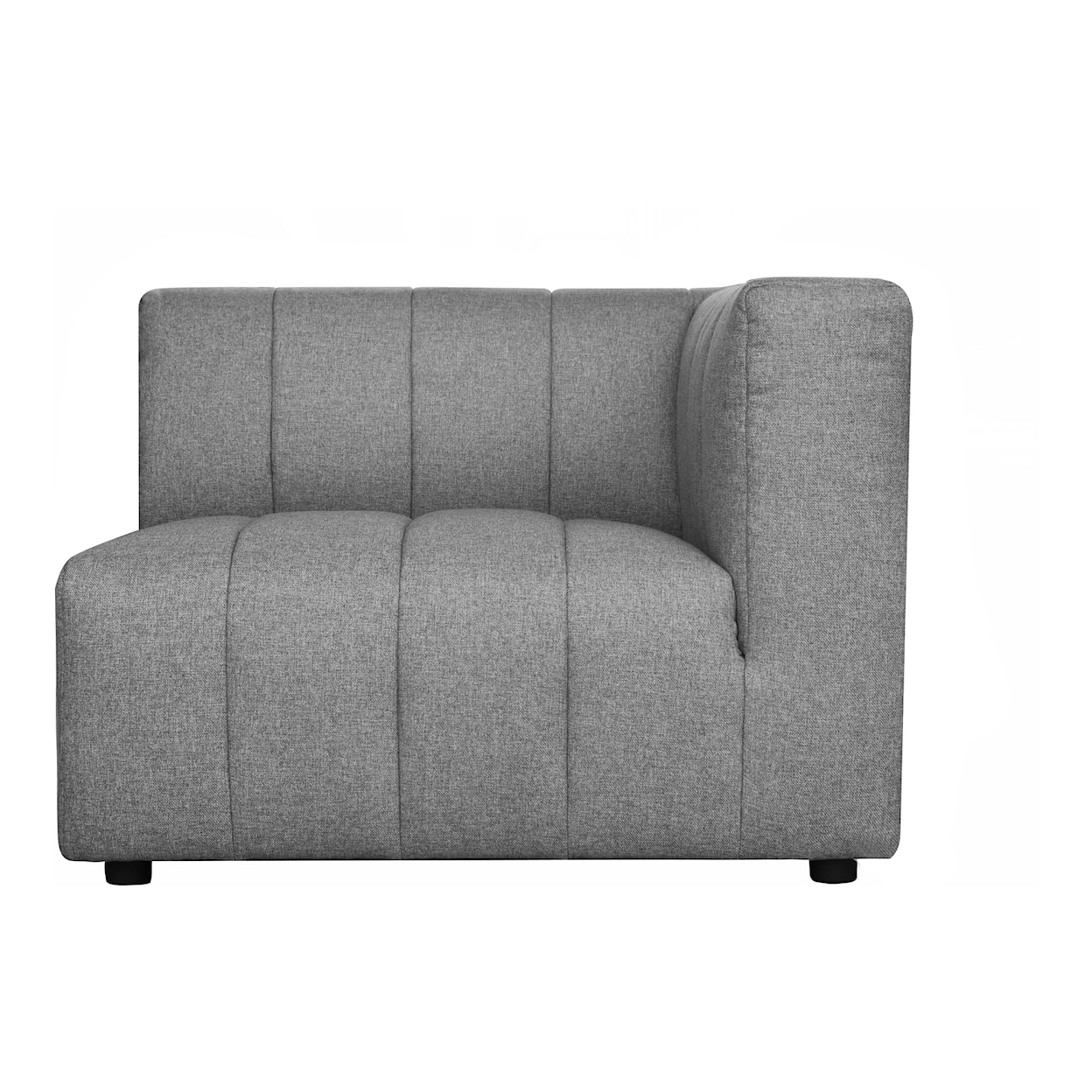 Moe's Home Collection Lyric Lyric Arm Chair Right Grey