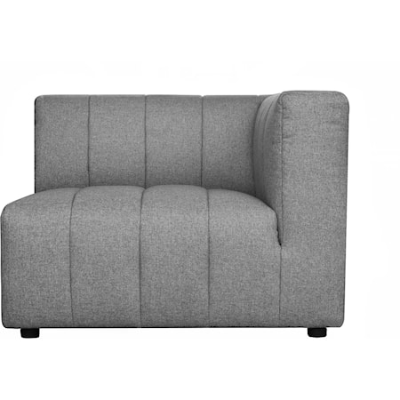 Lyric Arm Chair Right Grey