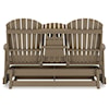 Signature Design by Ashley Hyland wave Outdoor Glider Loveseat