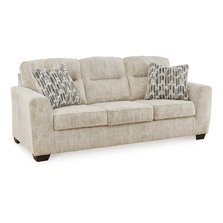Contemporary Sofa with Tapered Feet