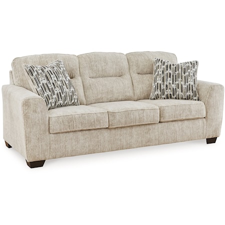 Contemporary Sofa with Tapered Feet