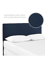 Modway Oliver Queen Upholstered Fabric Headboard