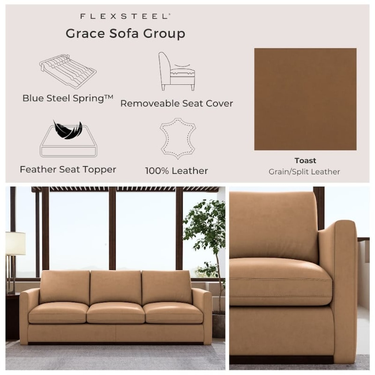 Flexsteel Latitudes- Grace Sofa