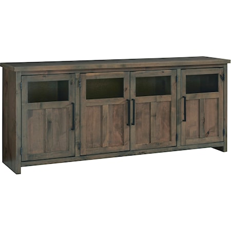 Farmhouse 78" Console with 4 Doors