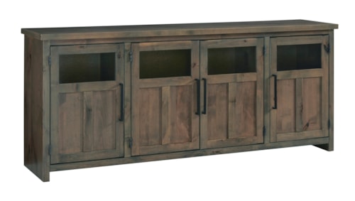 Farmhouse 78" Console with 4 Doors