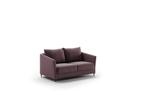 Contemporary Full XL Loveseat Sleeper with Slim-Profile Design