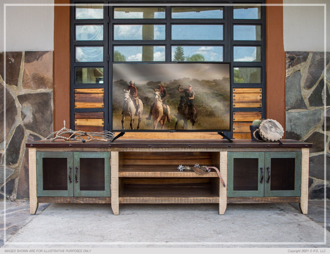 93-Inch TV Stand with Storage