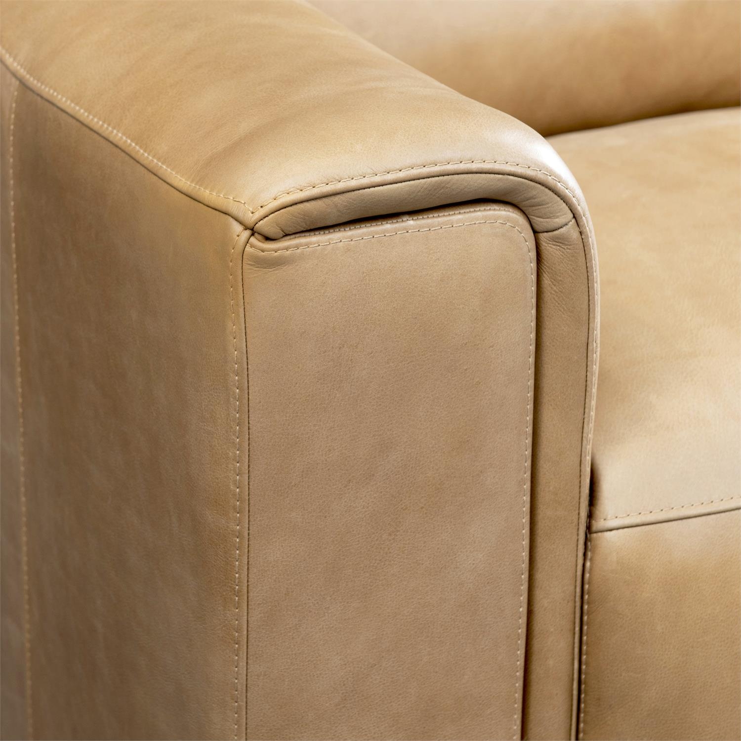 Billings Leather Power Motion Sectional