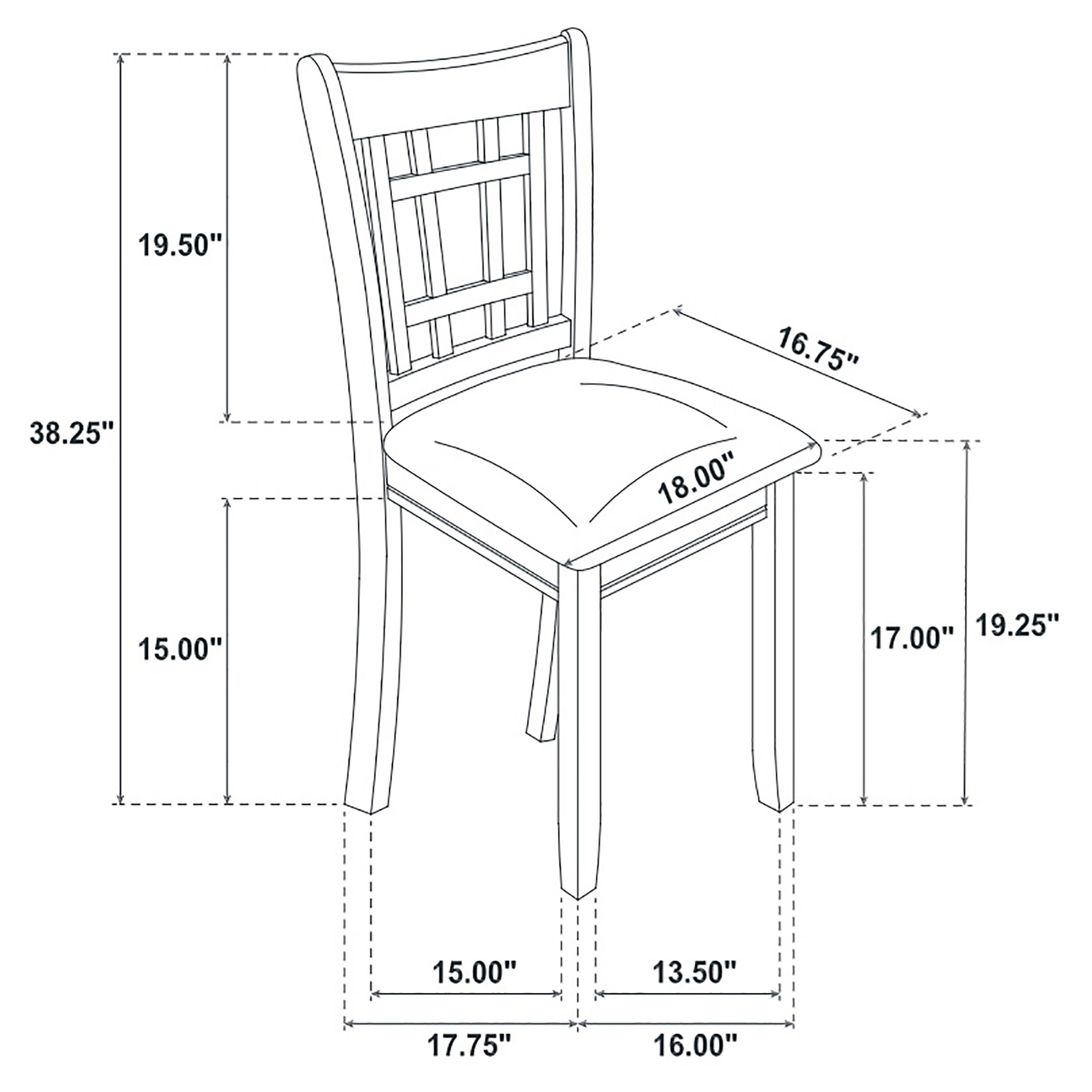 Coaster Lavon Wood Dining Side Chair