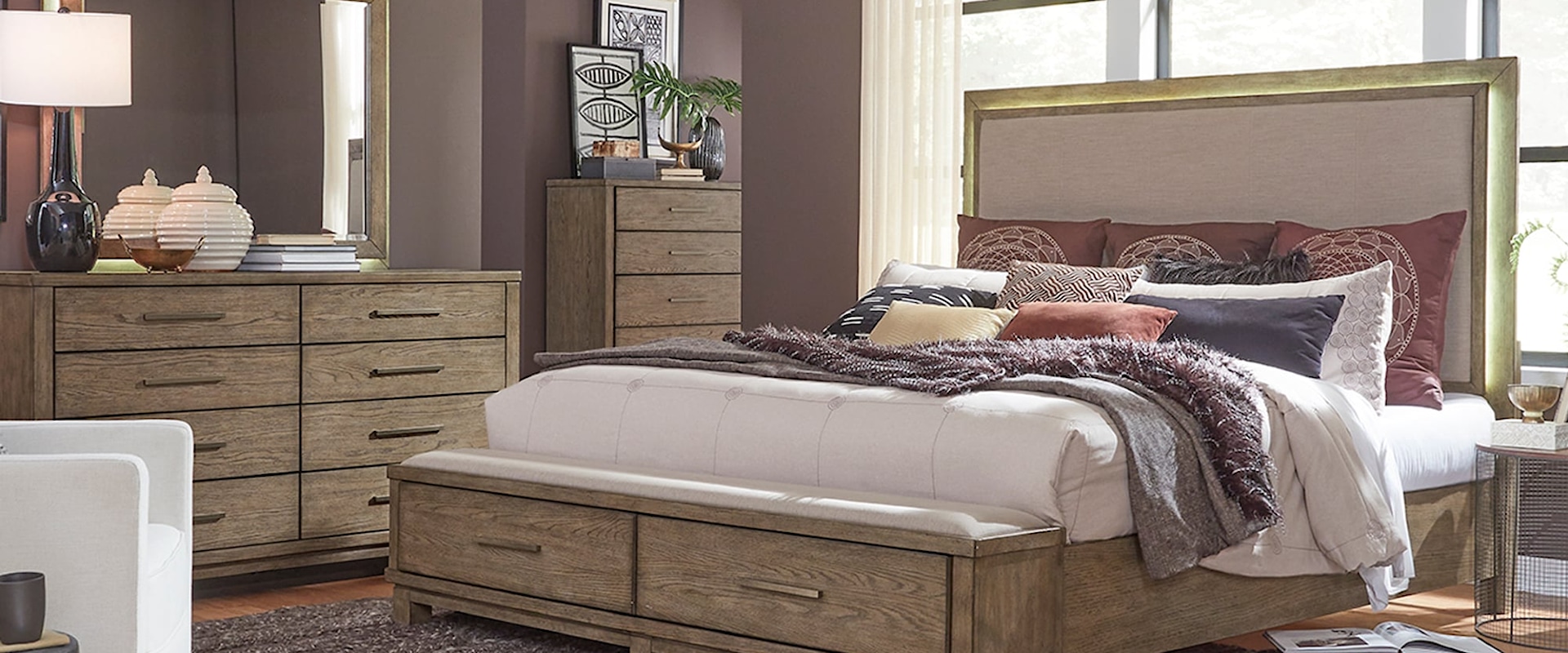 Contemporary Queen Bedroom Set 