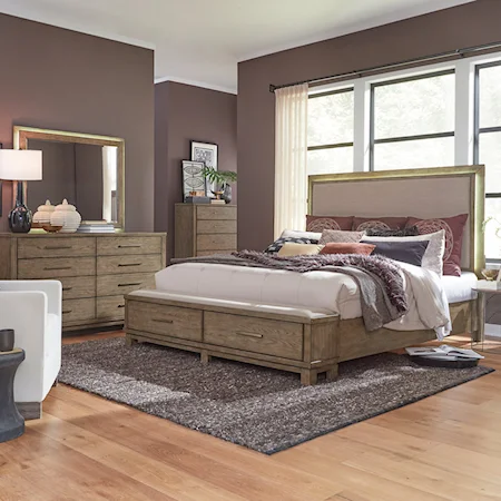 Contemporary 4-Piece King Bedroom Set